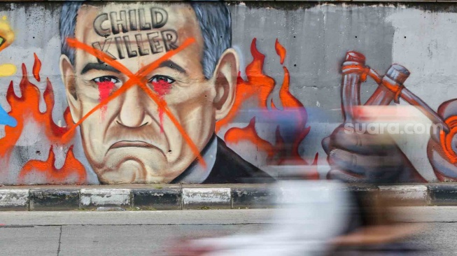 All Eyes on Rafah, Mural Dukungan untuk Palestina Nampang di Jakarta