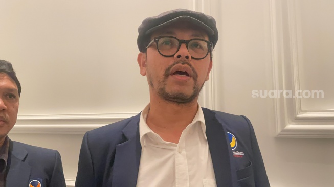 Wakil Sekretaris Jenderal Partai NasDem, Jakfar Sidik. (Suara.com/Bagaskara)