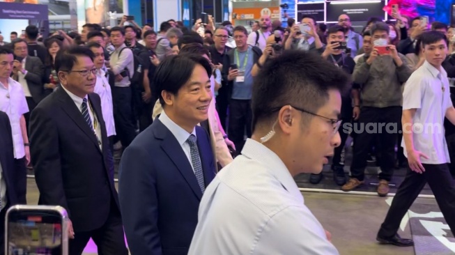 Presiden Taiwan Lai Ching-te Tinjau Gelaran Computex 2024 Taipei di Hari Pertama