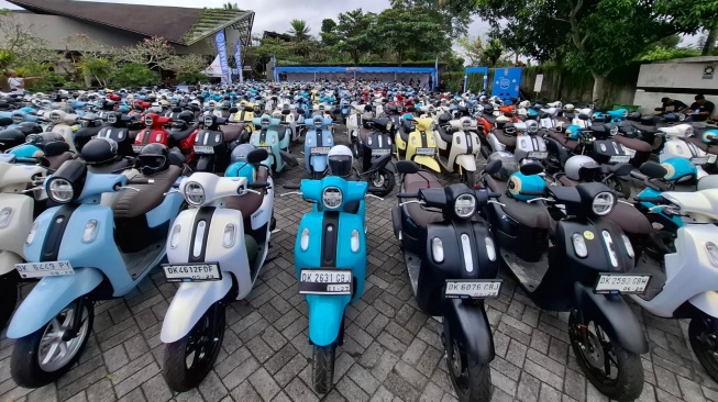 Ratusan Pengguna Yamaha Fazzio dan Yamaha Filano Numplek di Bali, Dalam Acara "Clan of Classy"