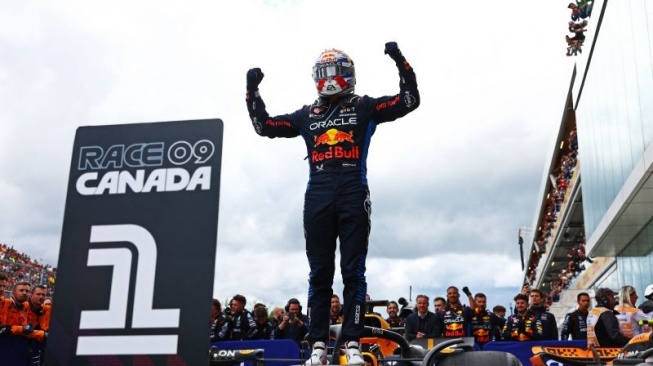 Cetak Hattrick Kemenangan di F1 GP Kanada, Max Verstappen: Itu Balapan yang Cukup Gila