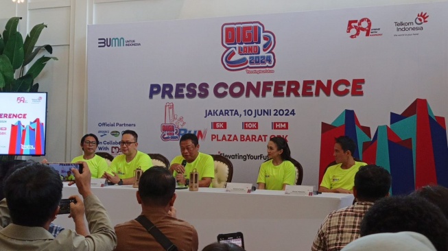 Telkom Gelar Digiland Run 2024, Usung Konsep Olahraga Berteknologi