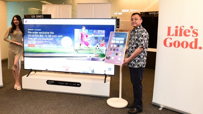 Peluncuran TV 98QNED89 di Jakarta, Selasa (11/6/2024). [LG Electronics Indonesia]