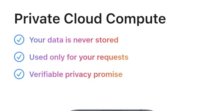 Private Cloud Compute. [Apple]