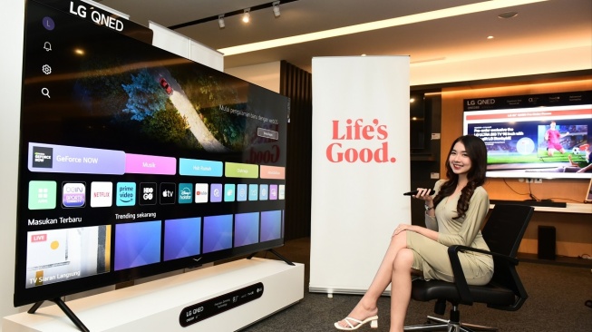 Peluncuran TV 98QNED89 di Jakarta, Selasa (11/6/2024). [LG Electronics Indonesia]