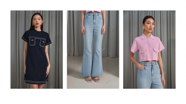 Brand Fashion Lokal Claude Hadirkan Koleksi Denim dan Rajut, Ini Inspirasi Padu Padan yang Modern dan Stylish