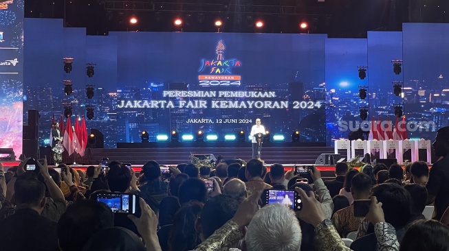 Presiden Jokowi Resmikan Pembukaan Jakarta Fair 2024