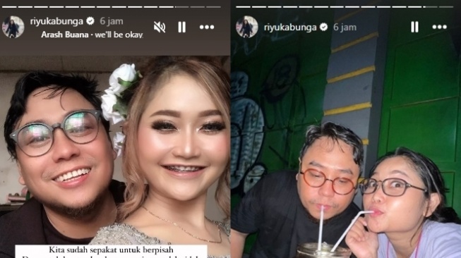 Unggahan Riyuka Bunga, istri Heri Horeh. 