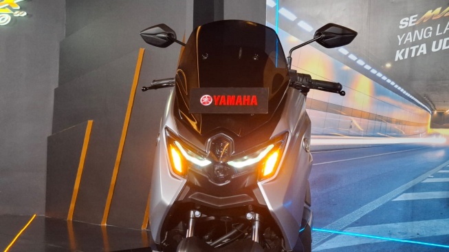 Detail NMax Turbo Produk Terbaru dari Yamaha. [Foto: Suara.com/Manuel Jeghesta)