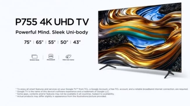 P755 4K UHD TV. [TCL]