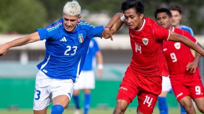 Cuplikan Laga Timnas Indonesia U-20 vs. Italia di Ajang Toulon Cup 2024. (instagram.com/tournoimrevello)