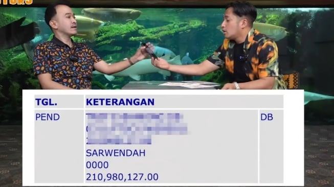 Uang bulanan Sarwendah yang diberikan Ruben Onsu (Youtube)