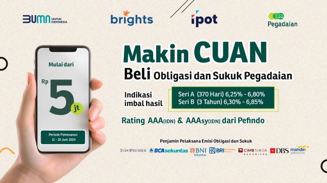 Luncurkan Obligasi dan Sukuk, Pegadaian Ajak Sahabat Cuan Investasi hingga Rp 400 Miliar