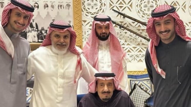 Potret Abdul Gadeer bersama Raja Salman (Instagram/@abdulgadeer)