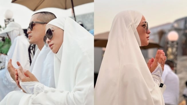 Potret Artis Wukuf di Arafah (Instagram/@citraciki)