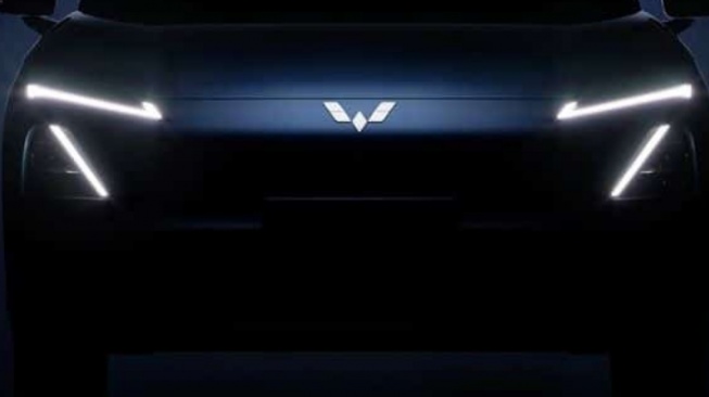 Calon SUV Listrik Dari Wuling Mulai Dipamerkan, Desain Sporty dengan Lampu Sipit