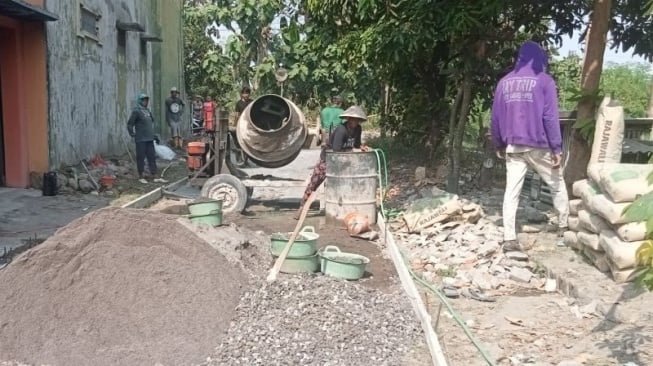 Kejar Target, Disnakertrans Bantul Tekankan Disiplin Pekerja Padat Karya Infrastruktur