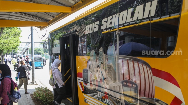 Rencana Penambahan Rute Bus Sekolah Gratis di Jakarta