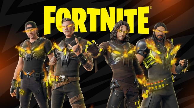 Daftar Semua Hadiah Gratis Metallica di Fortnite