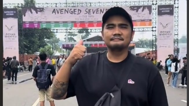 Papi Abe atau Christian Benny Hariyanto yang diduga Dirut perusahaan logistik PT Indo Jaya Translog di Jawa Timur. (TikTok/@papiabeabeabe