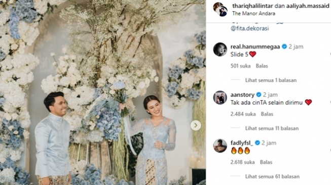 Fadly Faisal Nimbrung di Potret Pertunangan Thariq dan Aaliyah. [Instagram/thariqhalilintar]