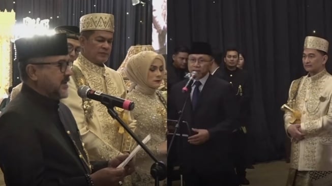 Momen Akad Nikah Beby Tsabina dan Rizki Natakusumah (YouTube/Beby Tsabina TV)