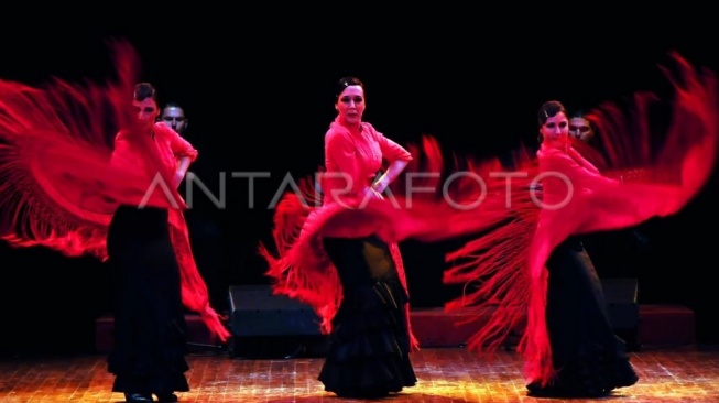 Tradisi Spanyol Berpadu Budaya Palembang: Tarian Flamenco Warnai Festival Sriwijaya