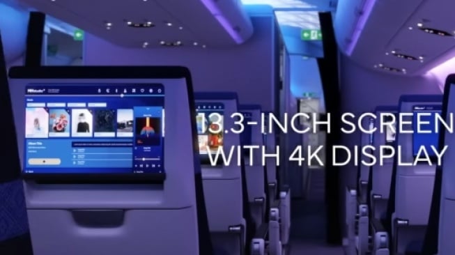 Kelas Ekonomi Malaysia Airlines Kini Dilengkapi Layar Hiburan 4K