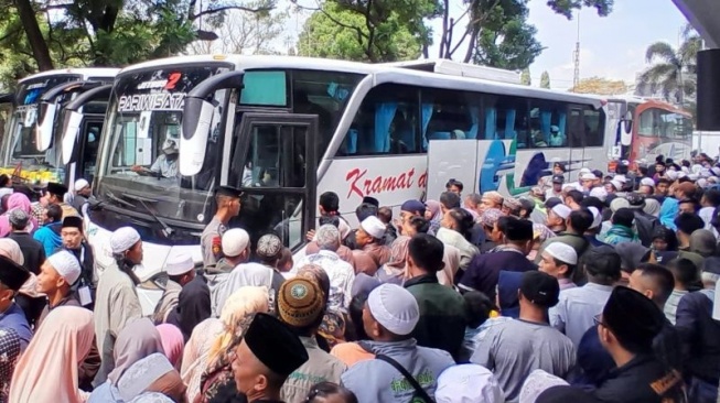 Kepulangan Jemaah Haji Garut, 2 Lansia Meninggal Dunia di Tanah Suci