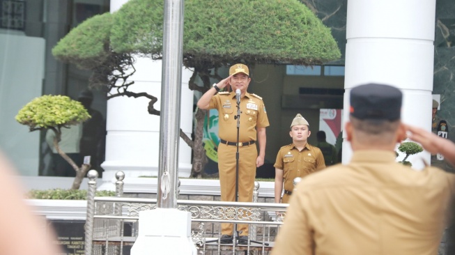 Hassanudin Minta Maaf kepada ASN di Hari Terakhir Jabat Pj Gubernur Sumut