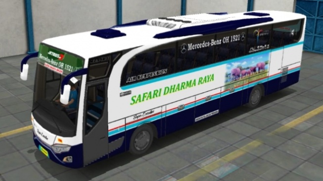 Livery BUSSID Safari Dharma Raya. [BlahBloh]