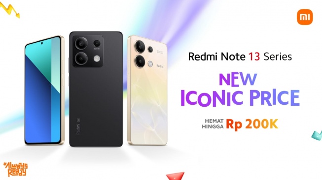 Redmi Note 13 Series Hadir Lebih Hemat, Harga Mulai dari Rp2.399.000