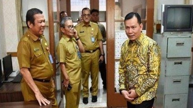 Sehari Menjabat, Pj Gubernur Sumsel Elen Setiadi Langsung Sidak Ke Kantor