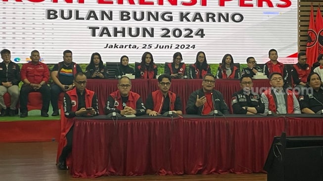 PDIP akan menggelar festival kopi, musik, dan lari bareng saat memperingati perayaan Bulan Bung Karno (BBK) tahun 2024 yang akan diselenggarakan di GBK, Jakarta, Minggu (30/6/2024). (Suara.com/Bagaskara)