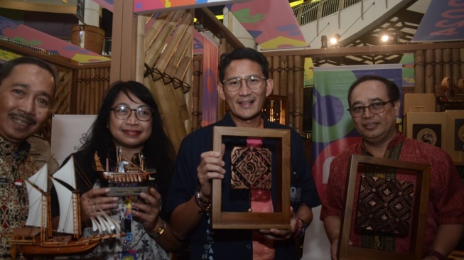 Sandiaga Uno Optimis Produk UMKM di Pameran AKI Denpasar Siap Kuasai Pasar Global