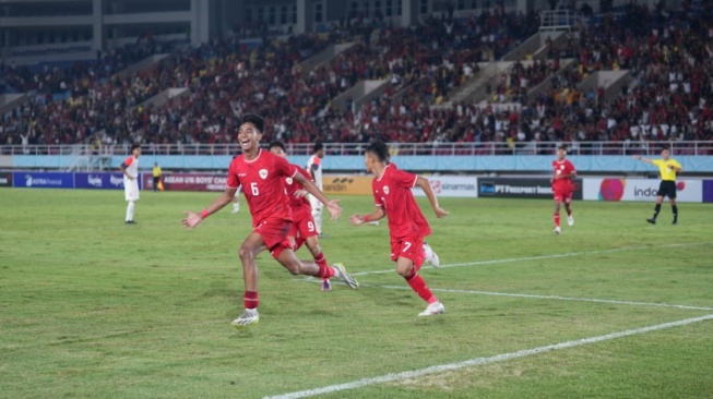 Cuplikan Laga Saat Indonesia U-16 vs. Laos U-16 di Ajang ASEAN U-16 Boys Championship 2024 yang Digelar Senin (24/06/2024) Kemarin. (pssi.org)