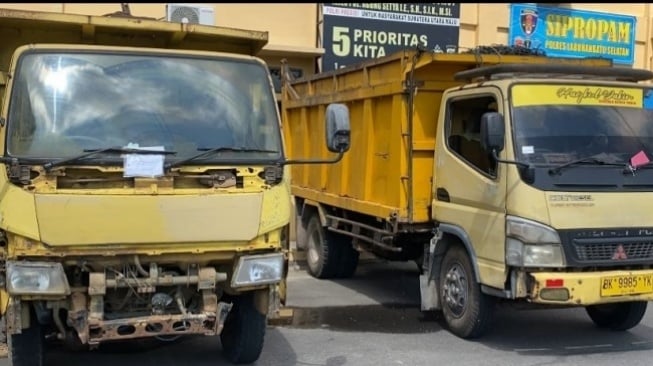 Polres Labusel Kembalikan Truk Hasil Curian, Pemilik Langsung Semringah