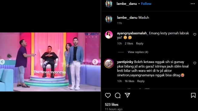 Hard Gumay ditantang ungkap DM Lesti Kejora (Instagram)