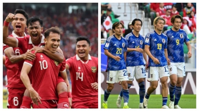 Head to Head Timnas Indonesia vs Jepang: Pasukan Garuda Pernah Bantai Samurai Biru