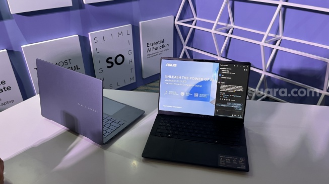 Asus Vivobook S 14 OLED resmi meluncur ke Indonesia pada Kamis (27/6/2024). [Suara.com/Dicky Prastya]