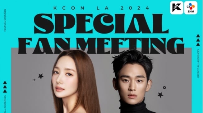 Hadiri KCON LA 2024, Kim Soo-hyun dan Park Min Young Gelar Fanmeeting Spesial