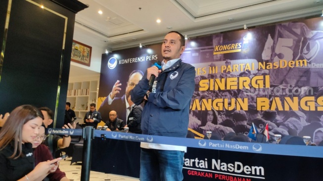 Ketua DPP Partai NasDem, Willy Aditya. (Suara.com/Bagaskara)