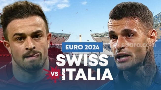 Prediksi Swiss vs Italia, 16 Besar Euro 2024 Malam Ini: Head to Head, Susunan Pemain, Live Streaming