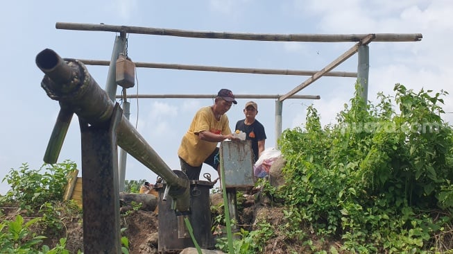 Alat pengolahan sampah menjadi bahan bakar setara BBM di Murangan VII, Triharjo, Sleman. [Hiskia Andika/Suarajogja.id]