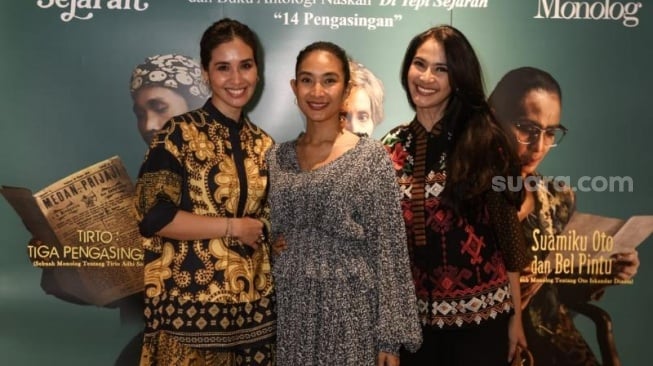 Maudy Koesnaedi, Marsha Timothy, dan Happy Salma Bintangi Seri Monolog Di Tepi Sejarah