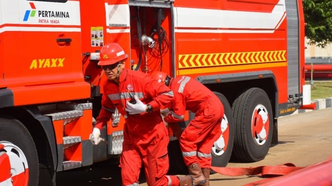 Pertamina Patra Niaga Gelar Simulasi Penanggulangan Keadaan Darurat Di ...