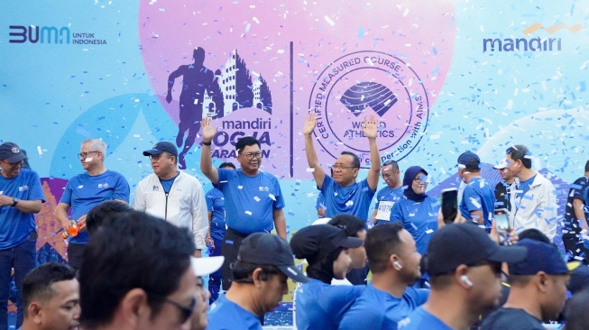 Marathon Impian! Bank Mandiri Sukses Gelar MJM 2024 dengan Rute Eksotis