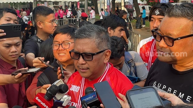 Sekjen PDIP Hasto Kristiyanto. (Suara.com/Bagaskara)