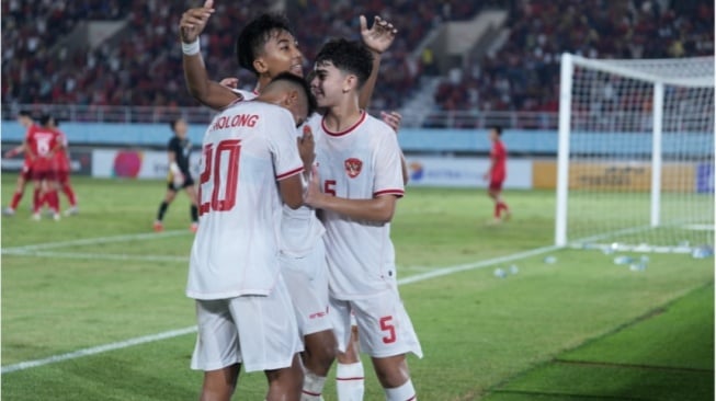 Selebrasi para pemain Timnas Indonesia U-16 (pssi.org)