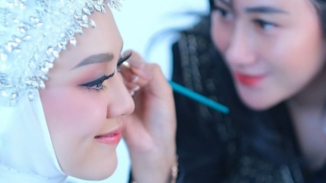 Potret Akad Nikah Happy Asmara dan Gilga Sahid (Instagram/@melatyjasinne)